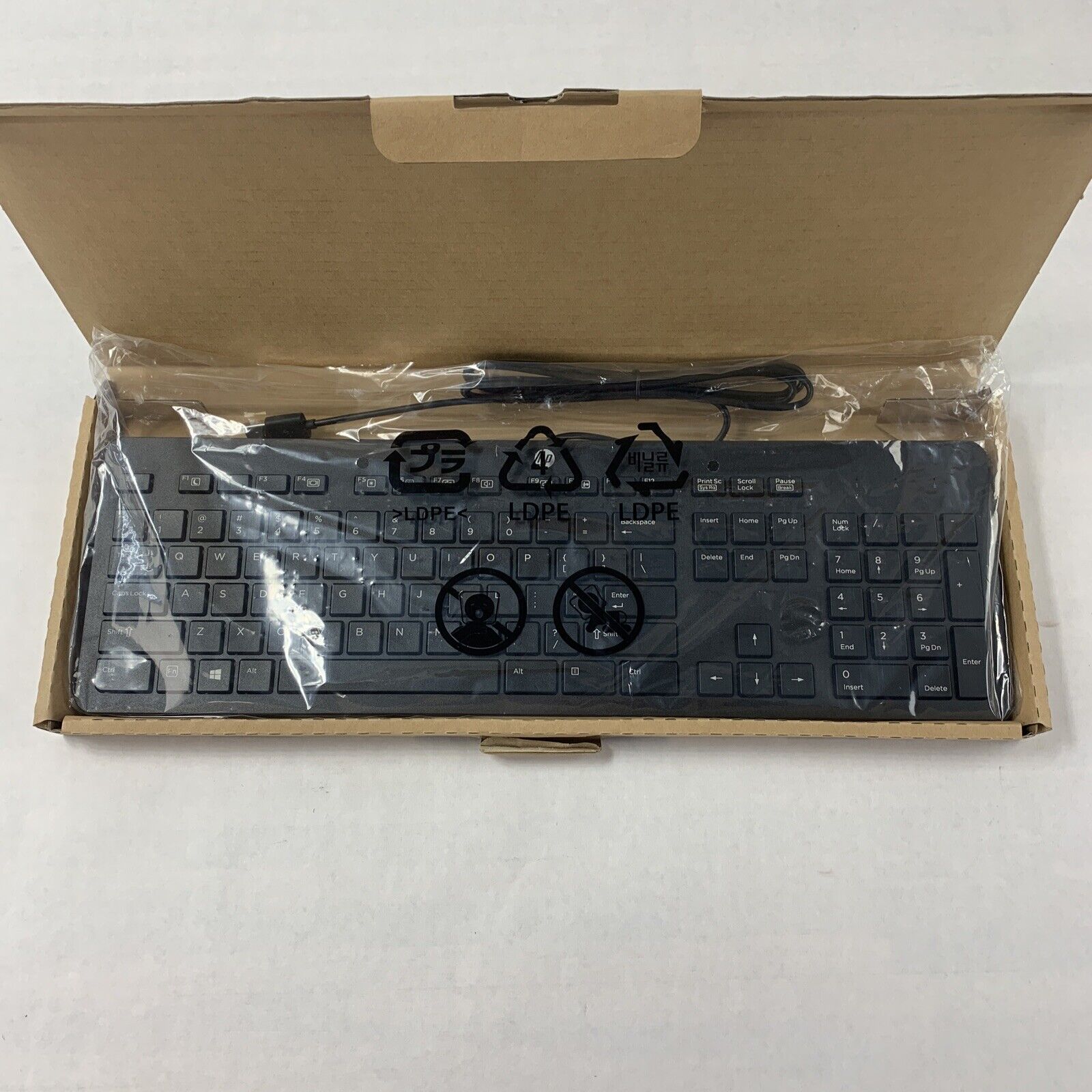 HP 803181-001 USB Slim KB WIN 8 US Keyboard Open Box OEM