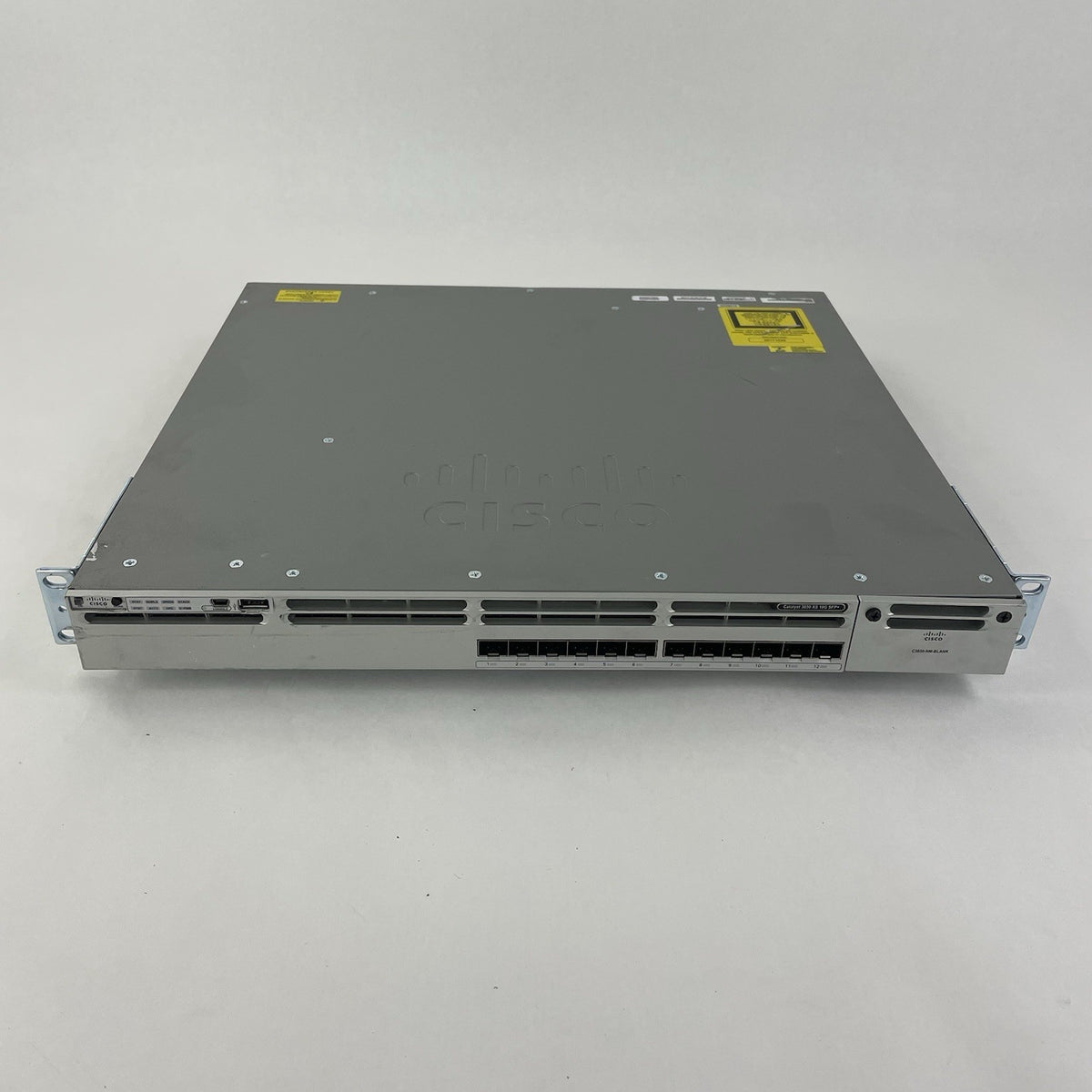 Cisco WS-C3850-12XS-S V02 IP Base Switch 12 SFP+ Eth Port 1X PSU - Tested1