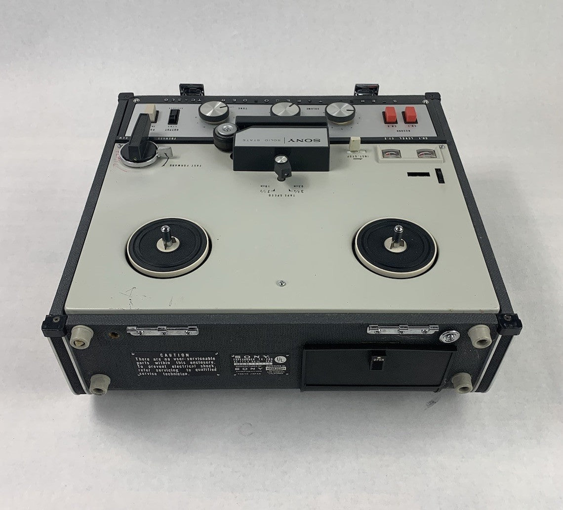Sony TC-200 Stereo Tapecorder w/ Detachable Speakers - Parts or Repair