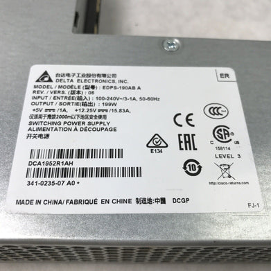 Delta Electronics EDPS-190 240V 60Hz 199W Power Supply (Tested) (Lot of 5)