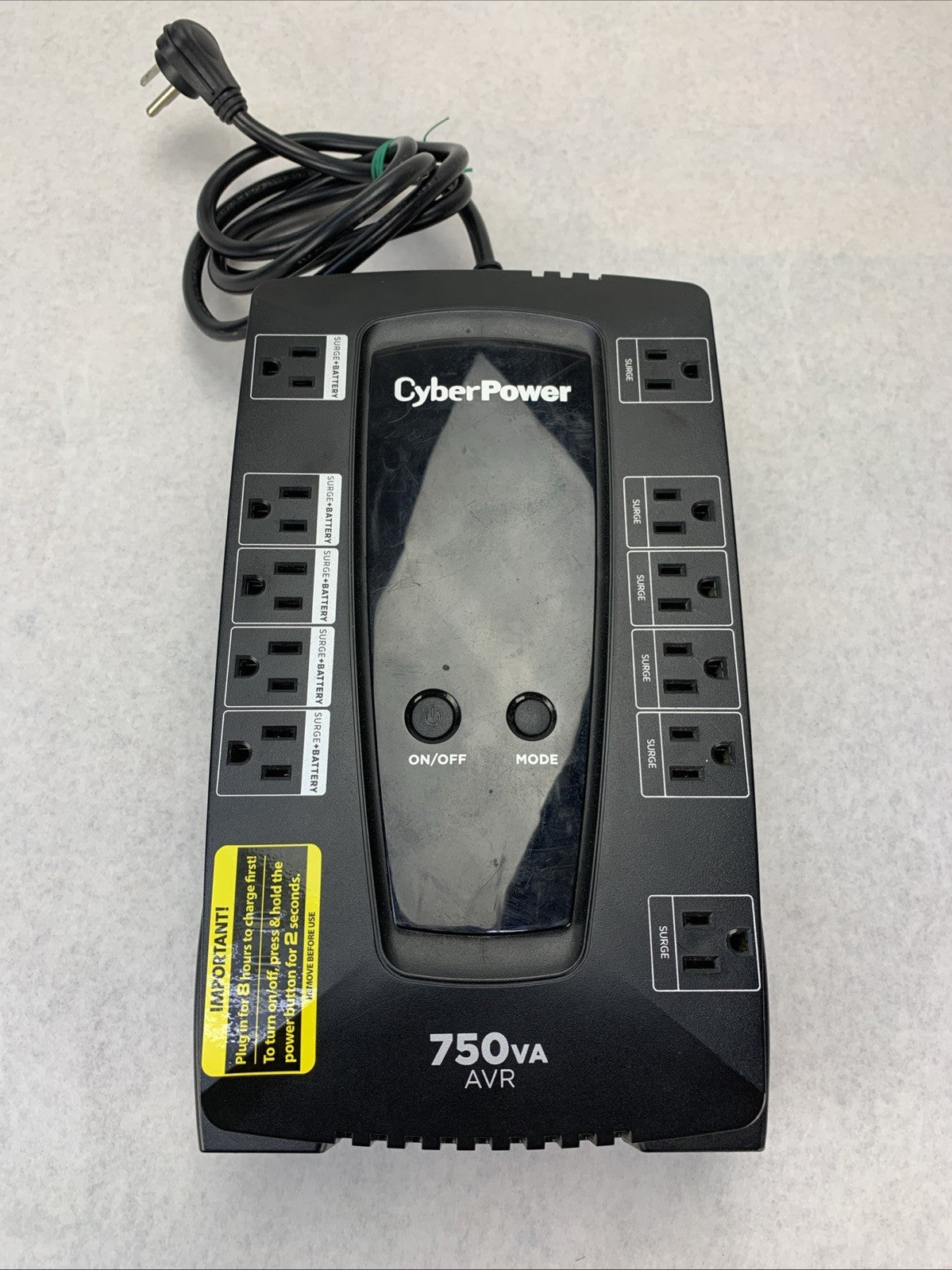 Cyberpower 750VA AVR Intelligent LCD UPS Battery Backup System - Tested1