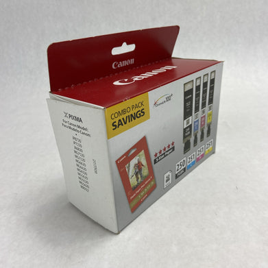 Canon PGI-250/CLI-251 Black, Cyan, Magenta, Yellow Original 5-Pack CMYK NIB