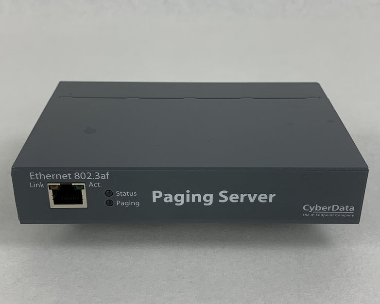Cyber Data Data SIP Paging Server 011146G Factory Reset No Power Supply