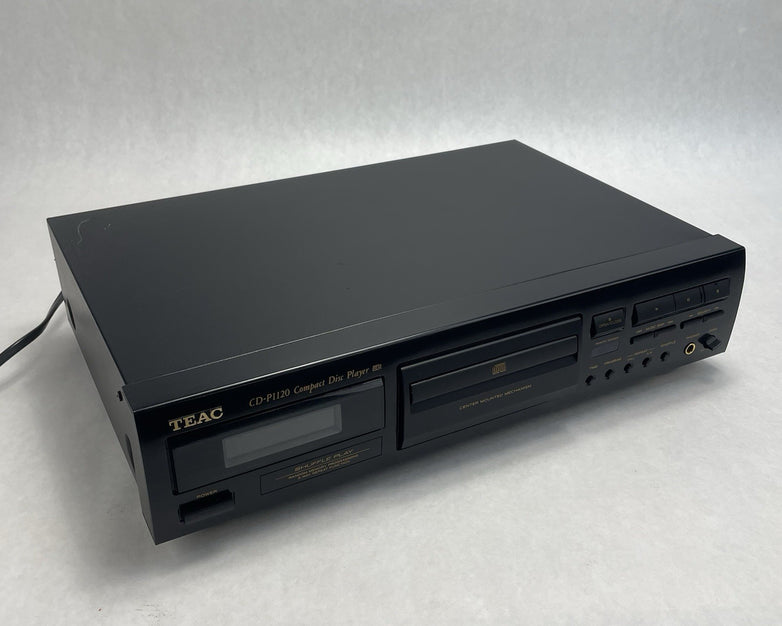 Teac CD-P1120 Vintage Single Disc CD Player Tested Working RCA Output Black