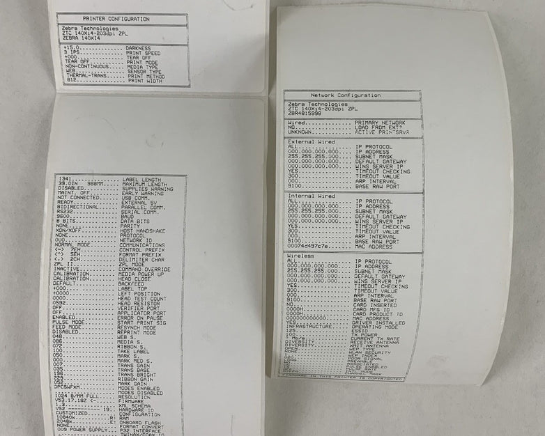 Zebra 140Xi4 140-801-00000 203DPI Industrial Thermal Label Printer LP/TLP
