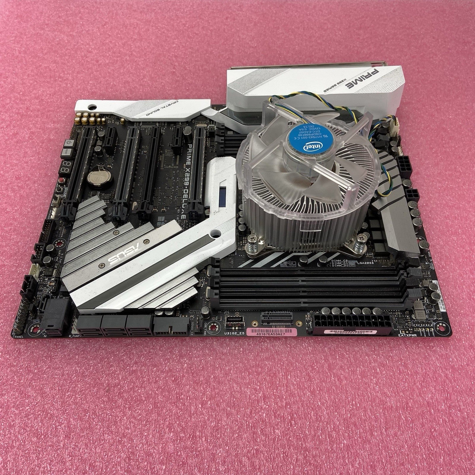 ASUS Prime X299-Deluxe Motherboard No CPU No RAM Power Tested2