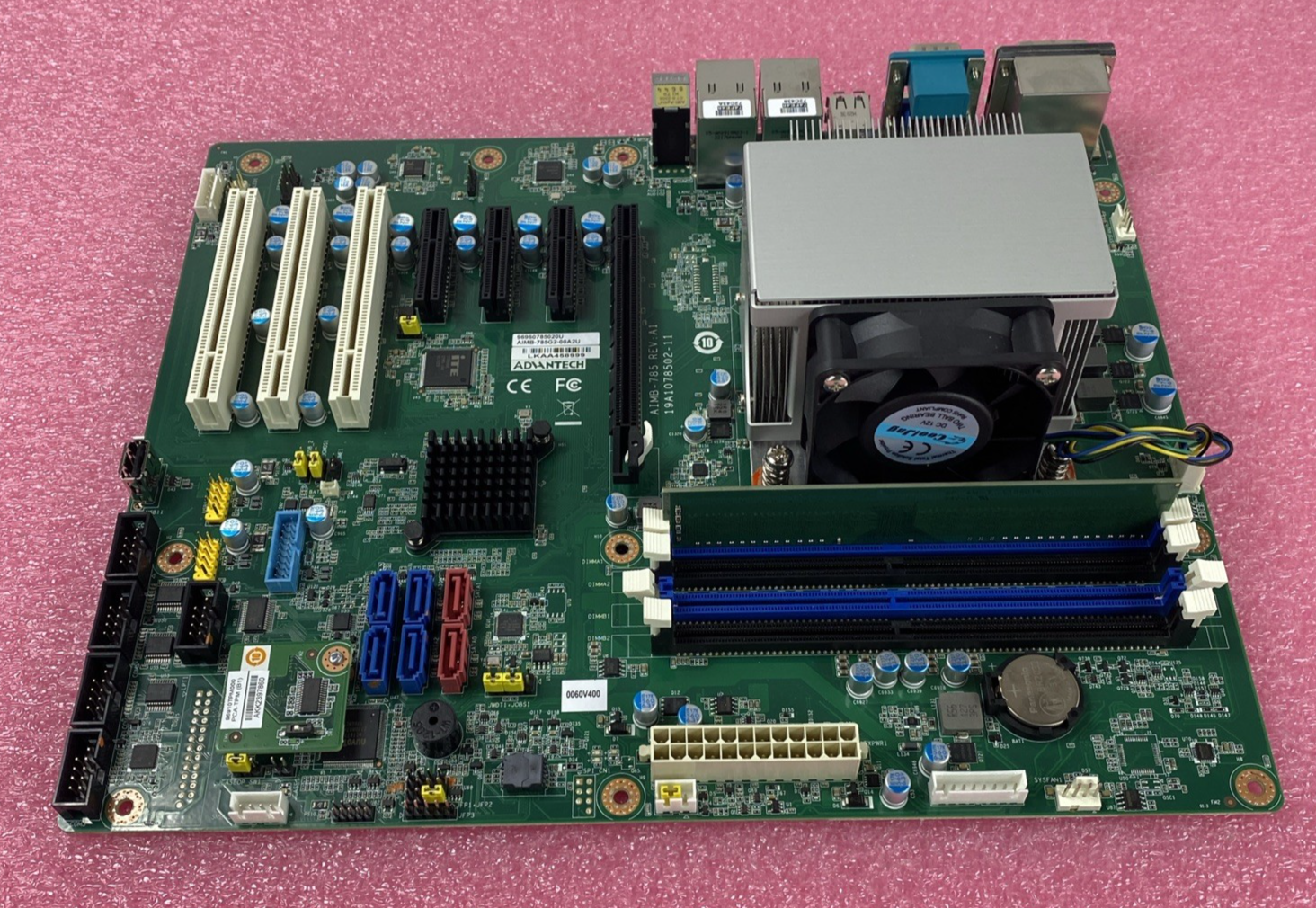Advantech AIMB-785 Motherboard Intel Core i7-7700 3.60GHz 8GB RAM w/ Shield
