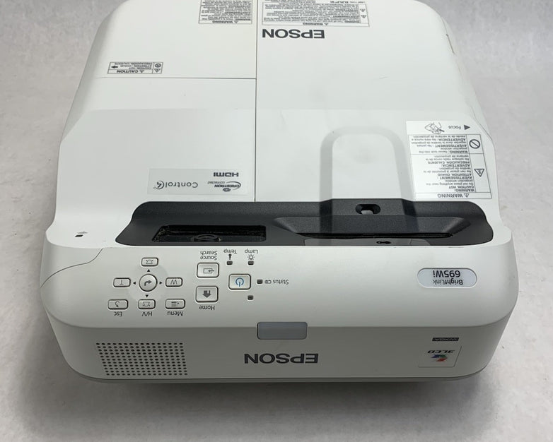 Epson PowerLite 695Wi H740A LCD Lamp Projector 4643 Lamp Hours - No Remote