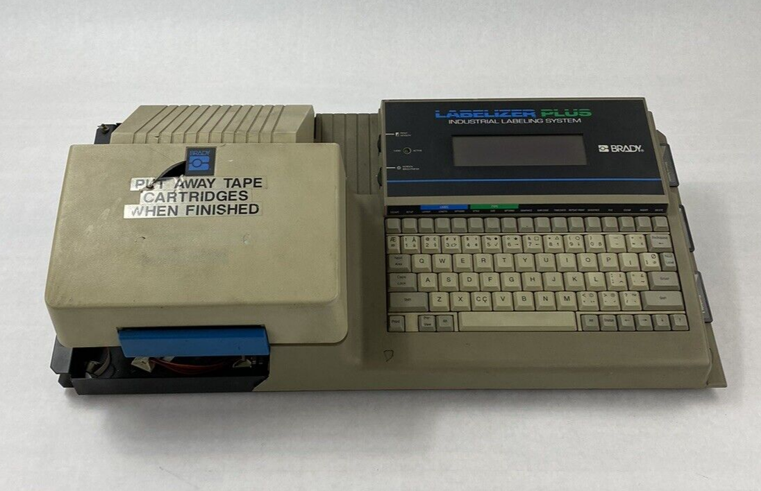 Brady Labelizer Plus Label and Sign Maker M No Power Cord For Parts or Repair
