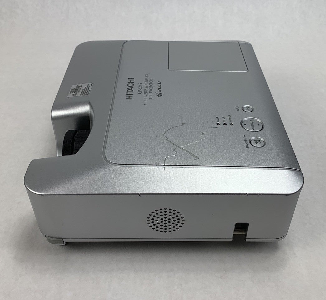 Hitachi CP-S245 LCD Lamp Projector No Remote 646 Lamp Hours
