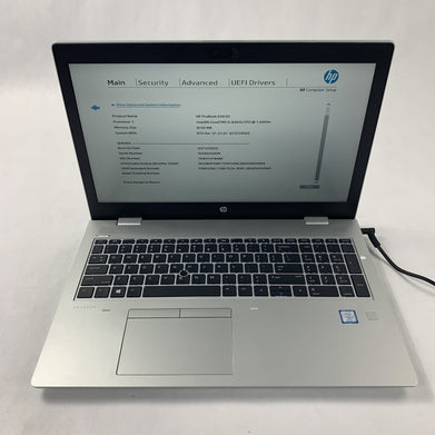 HP Elitebook 850 G3 15.6" i5-6200U 2.3 GHz 8 GB Ram No OS No HDD No AC No Batt