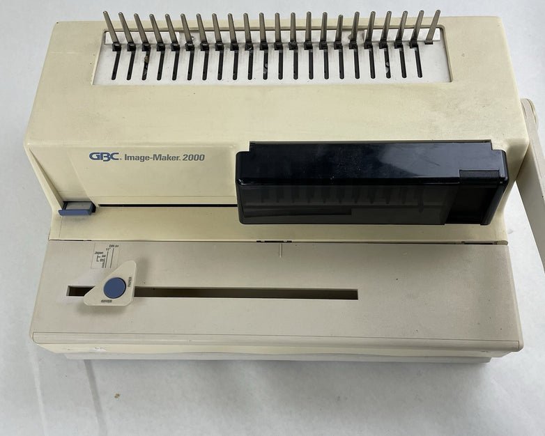 GBC Image Maker 2000 Binding Machine Punch Paper Control Arm Business IM2000-2
