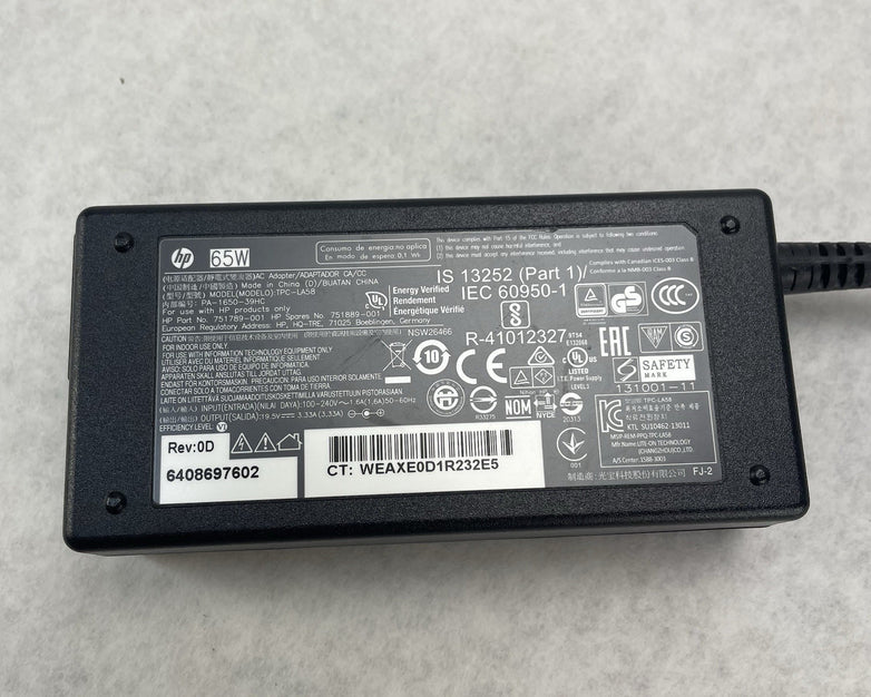 HP 65W Adapter Model TPC-LA58 Lot of 10 No Power Cord
