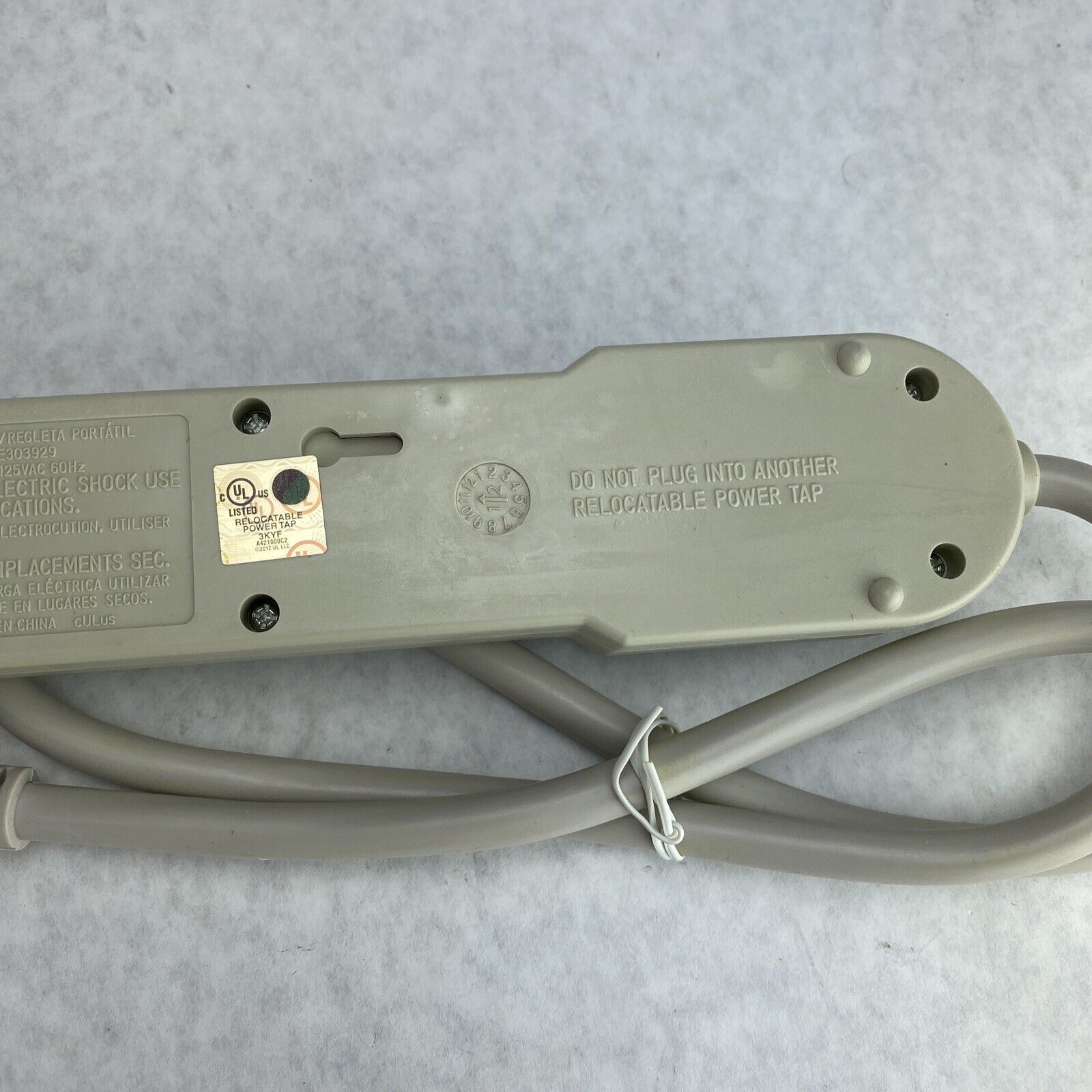 Power First 5HN14G Power Strip 6 Outlets