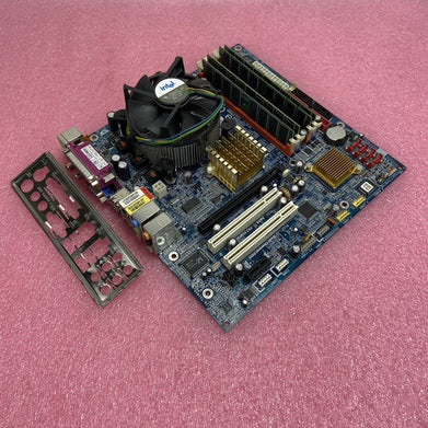 Gigabyte 8I915GMF Motherboard Intel Pentium 4 3GHz 3GB RAM w/IO Shield Bad Cap
