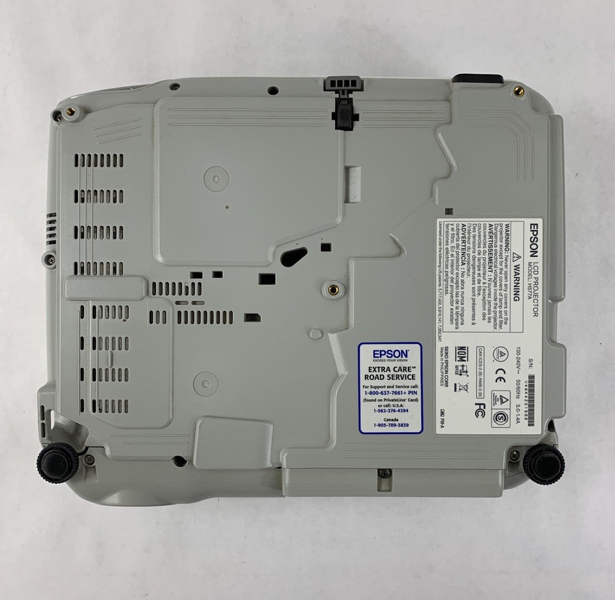 Epson PowerLite 98 H577A LCD Lamp Projector 638 Lamp Hours - No Remote6