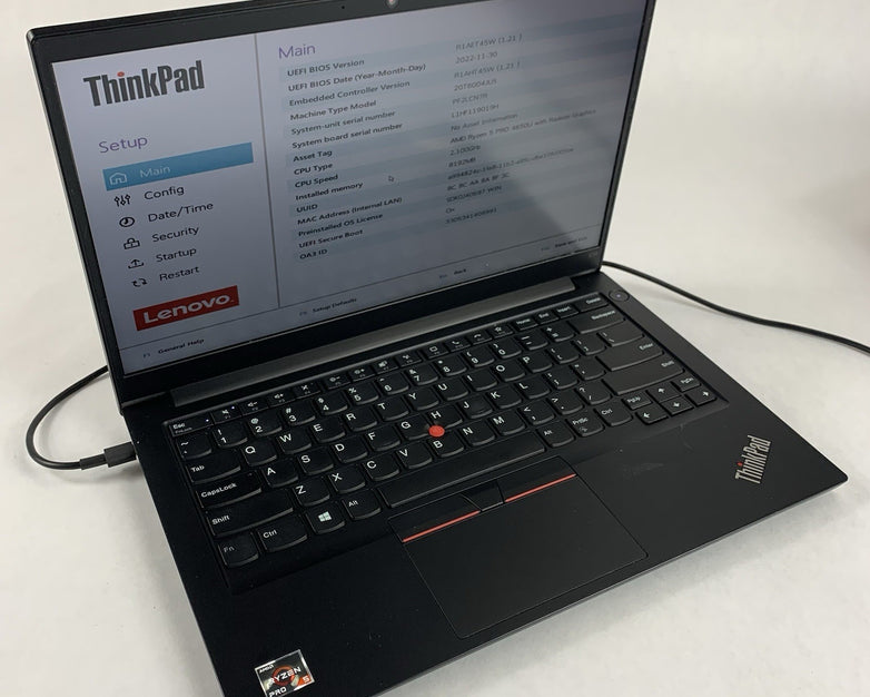 Lenovo ThinkPad E14 Gen 2 14" Ryzen 5 PRO 4650U 2.1GHz 8GB Ram No OS/HDD/AC/Batt