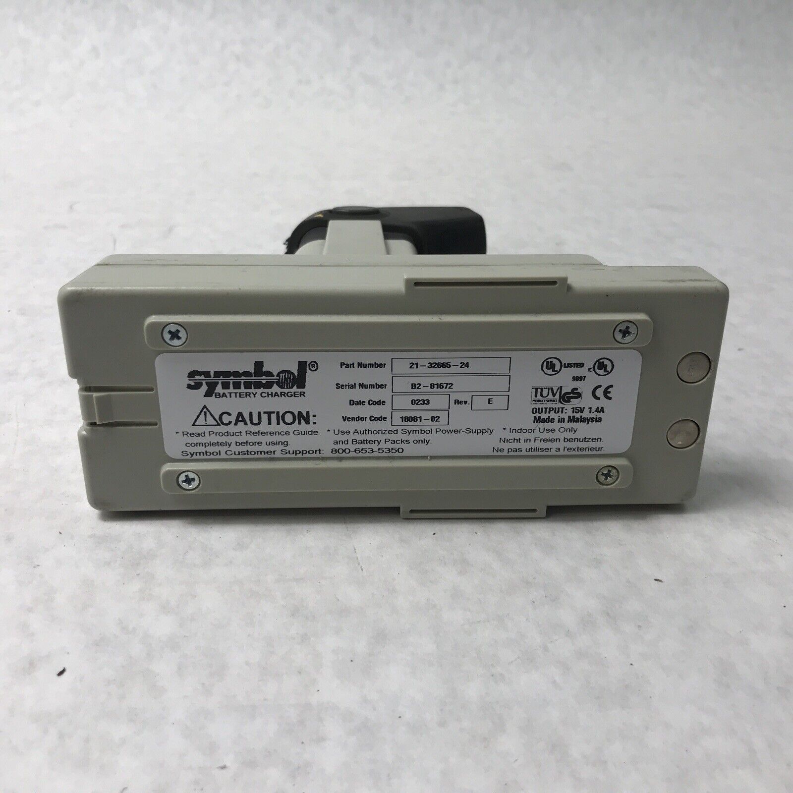 Symbol 20-3356-01 Universal Battery Charger W/ All Batteries