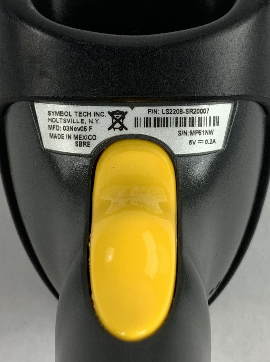 Symbol Motorola LS2208-SR20007 USB-Wired Handheld Scanner6