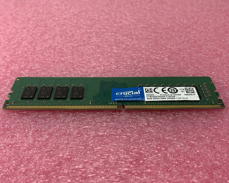 Micron Crucial CT8G4DFD824A.C16FHP DDR4-2400 8GB 1Rx8 Desktop Memory RAM