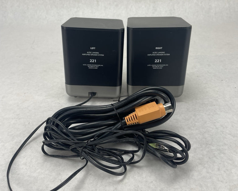 Altec Lansing Amplified Speaker System 221 2 Piece Set S3