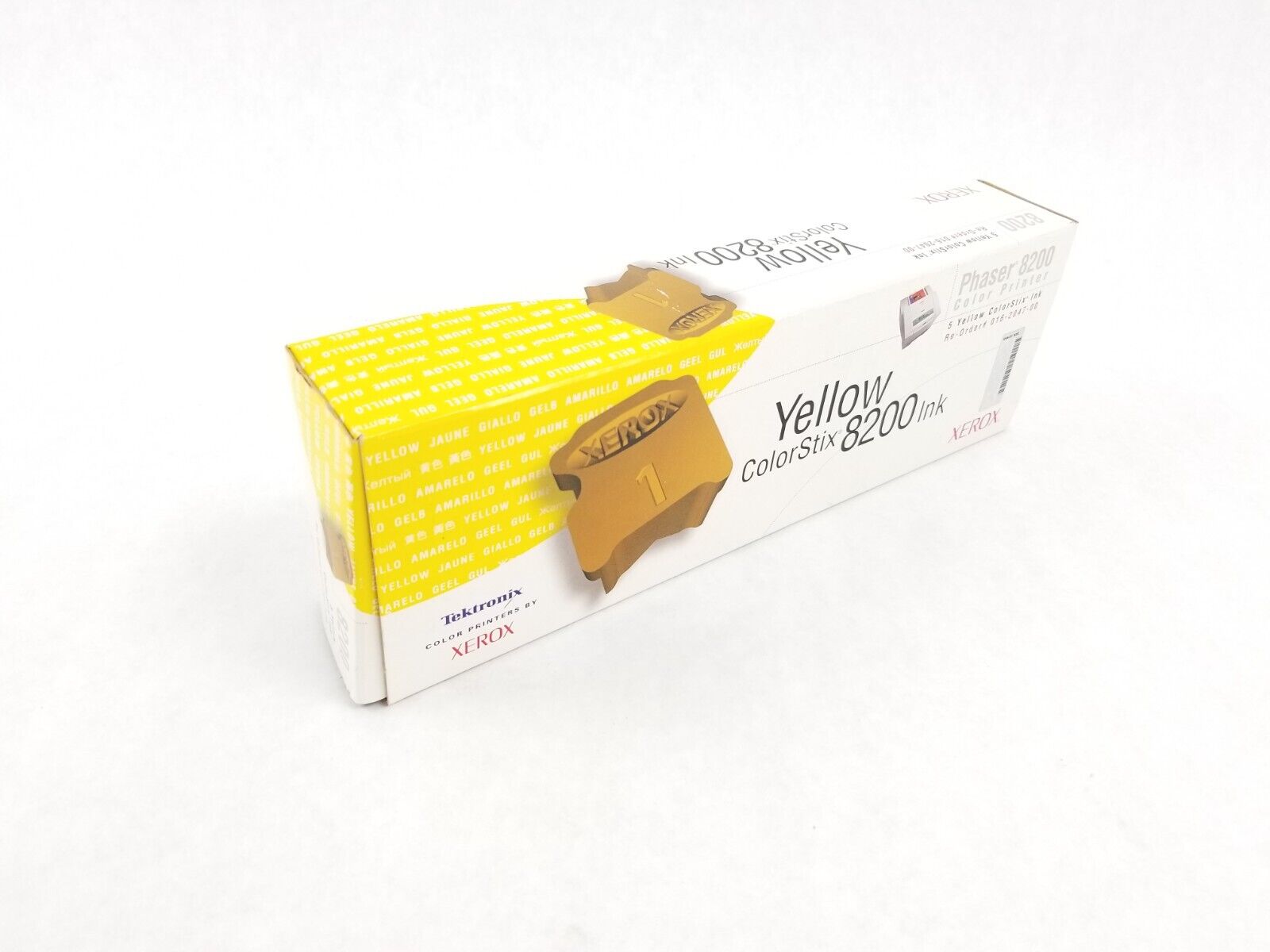 Xerox Phaser 8200 Yellow ColorStix Ink Color Printer 016-2047-00 5pk