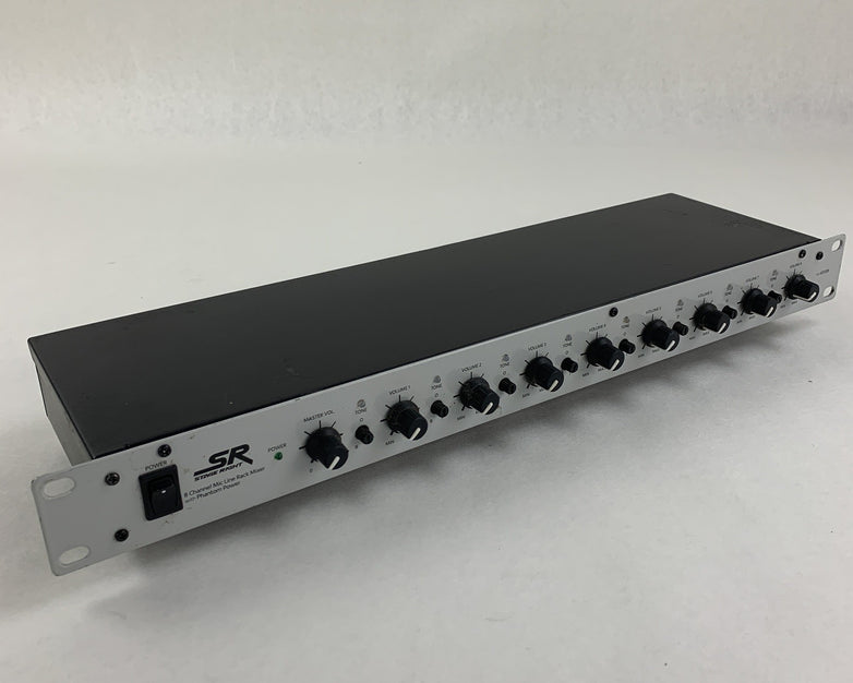 Stage Right SR 615108 8-Channel Mic Tested Quiet Outputs Parts and Repair