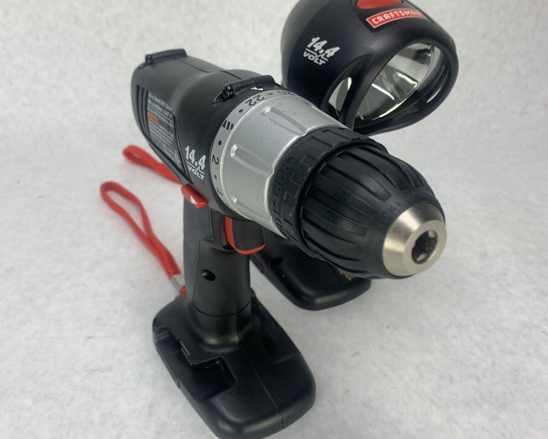 Craftsman 14.4 Volt Drill 1322518 w/ Flashlight No Battery