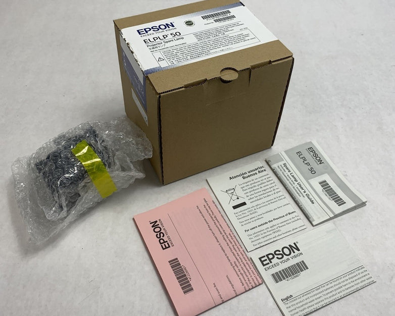 Epson ELPLP 50 OEM Projector Spare Lamp - New Open Box