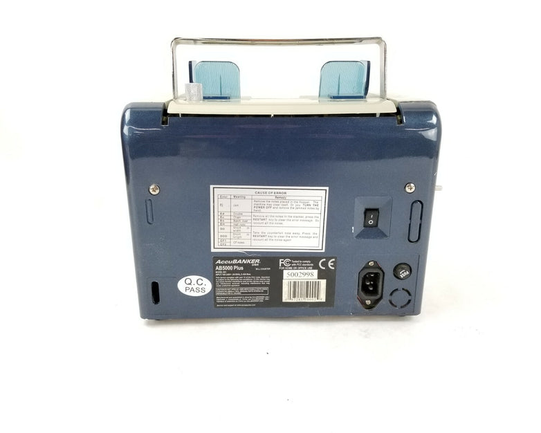 AccuBanker AB5000 Plus Commercial Bill Counter Untested