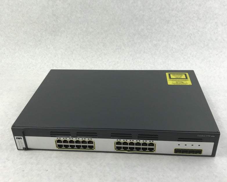 Cisco WS-C3750G-24TS-S 24-Port 1000 Base-T Gigabit Ethernet Switch RJ45
