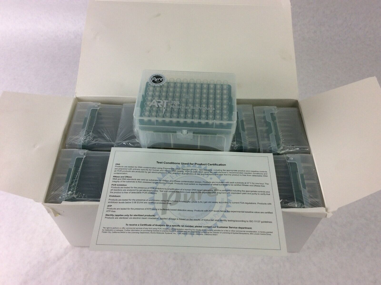Lot of 960 Rainin 2769-HR 200uL ART SoftFit-L Pipette Tips