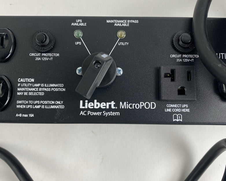 Vertiv MP2-120C Liebert Micro POD AC Power System