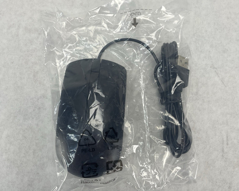 Dell RG4V6 Scroll Wheel USB 2 Button Standard Optical Mouse Black Lot of 8