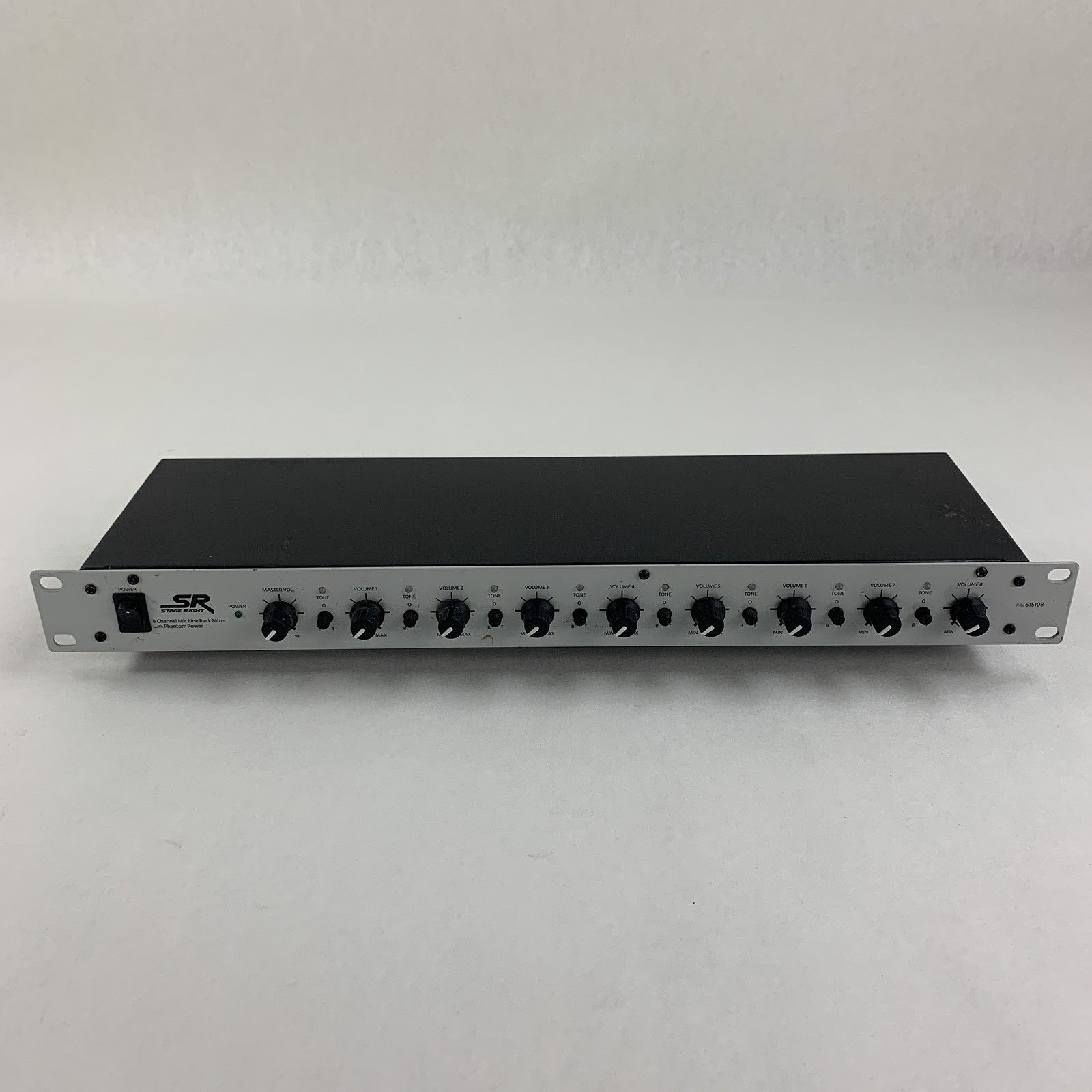 Stage Right SR 615108 8-Channel Mic Tested Quiet Outputs Parts and Repair