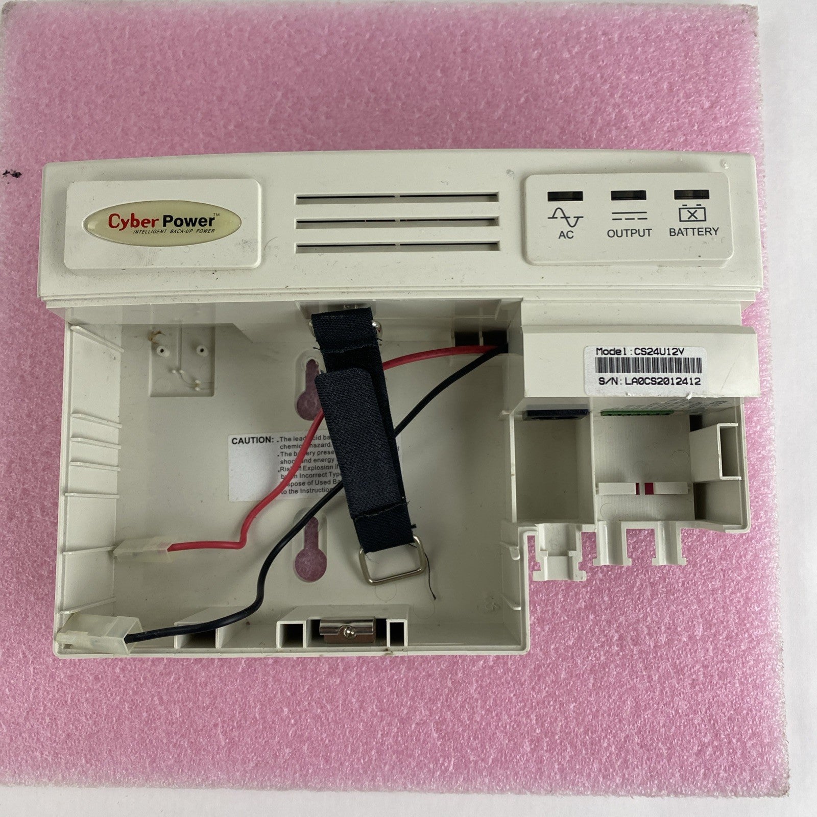 Cyber Power CS24U12V Power Supply Power Tested No Battery No Power Cord1