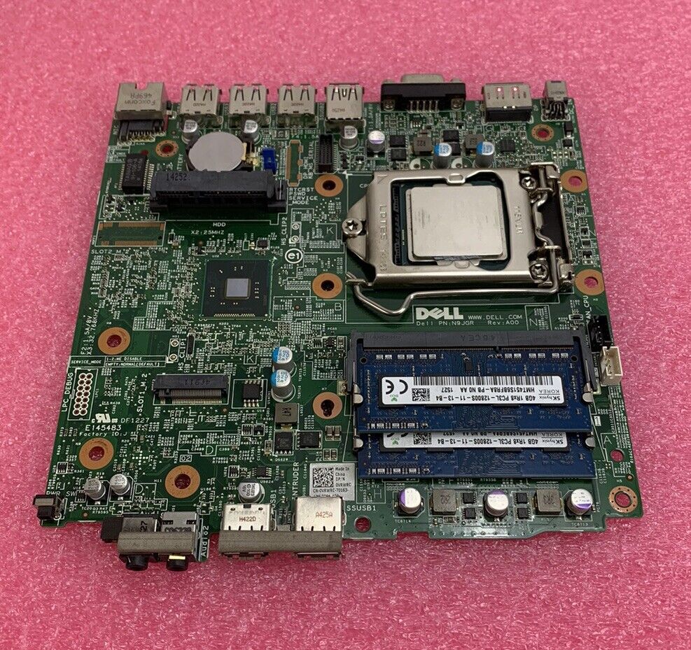 Dell Optiplex 3020M Motherboard Intel Core i3-4150T 3GHz 8GB RAM