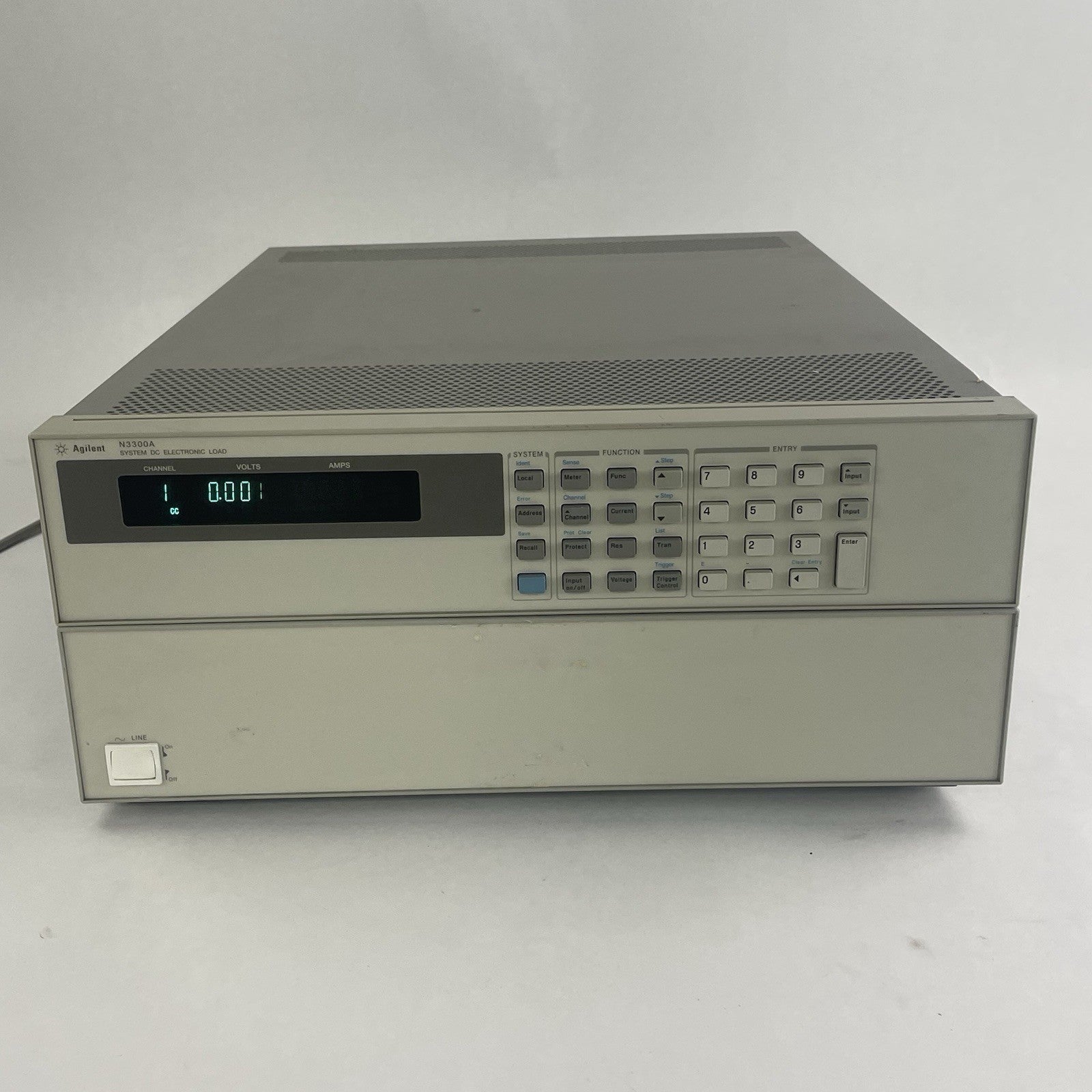 Agilent N3300A Electronic Load Mainframe 2x N3306A Module - Needs Calibration1