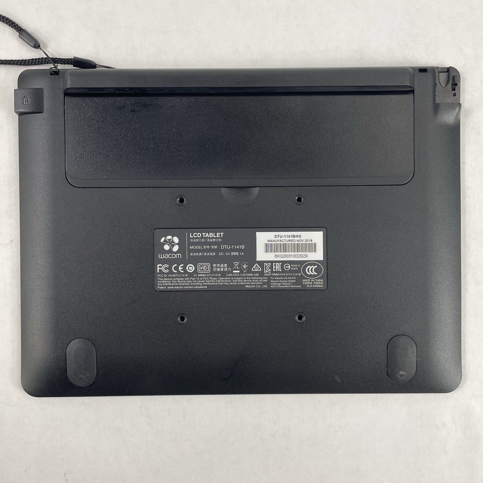 Wacom DTU-1141B 10.1" FHD Drawing Tablet - No Power Cord & Cord Cover6