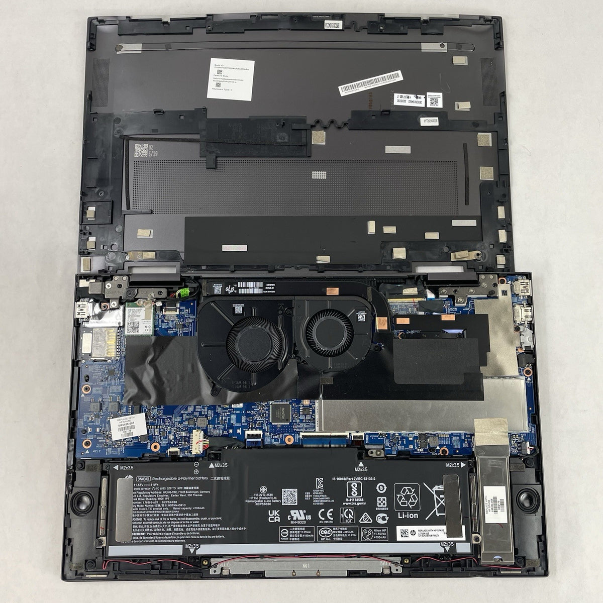 HP Envy x360 15.6" Ryzen 7 5700U 1.80 GHz 16 GB RAM No SSD/OS/AC - Bottom Panel15