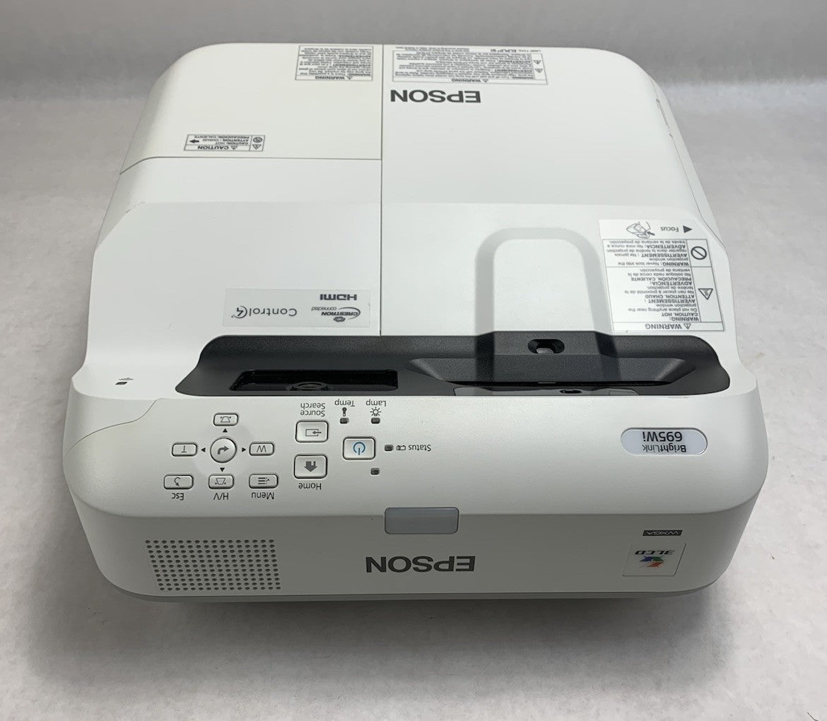 Epson PowerLite 695Wi H740A LCD Lamp Projector 3267 Lamp Hours - No Remote3