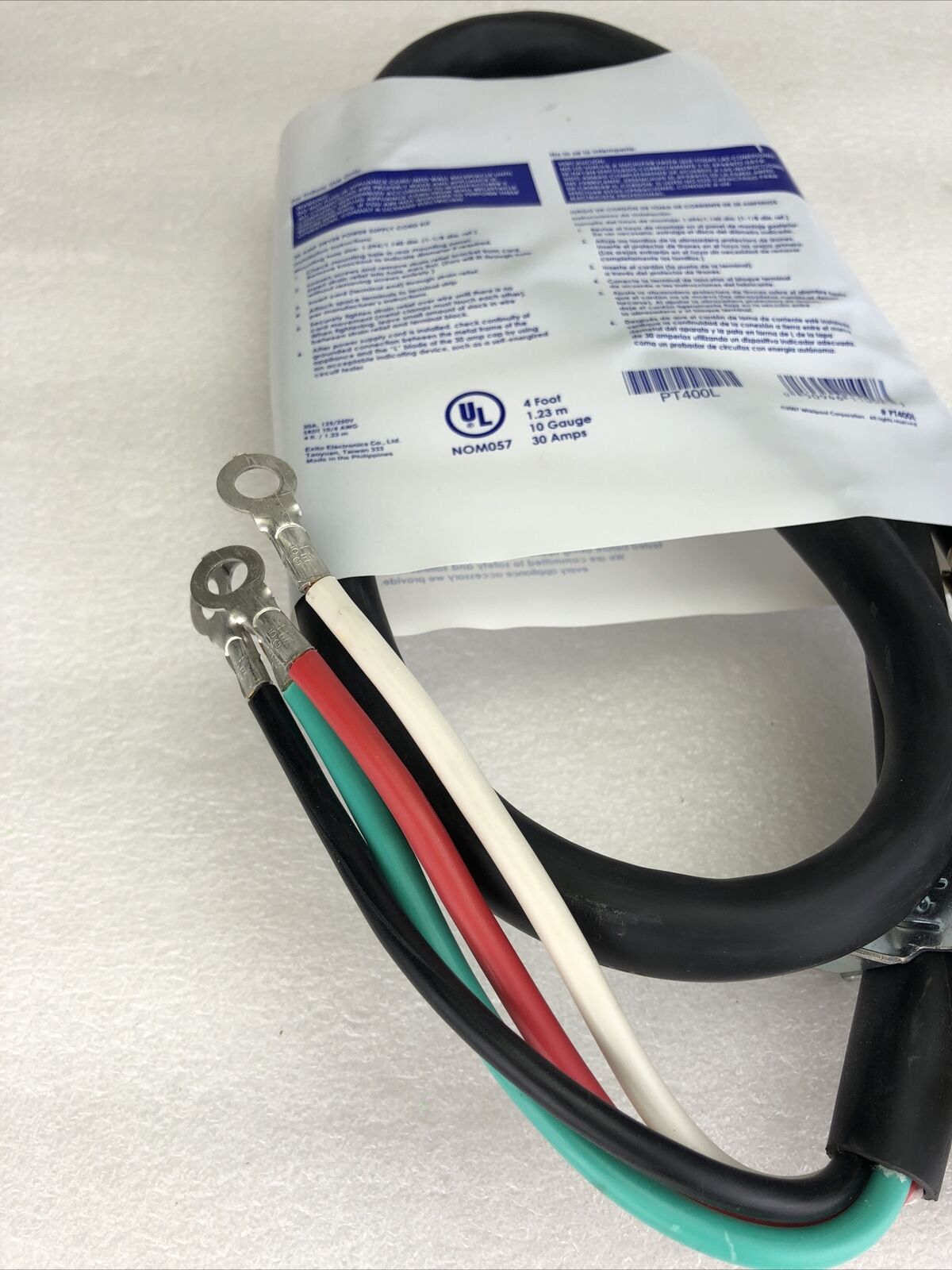 FSP Accessories Dryer (4-Prong) Industrial Grade Power Cord 4ft