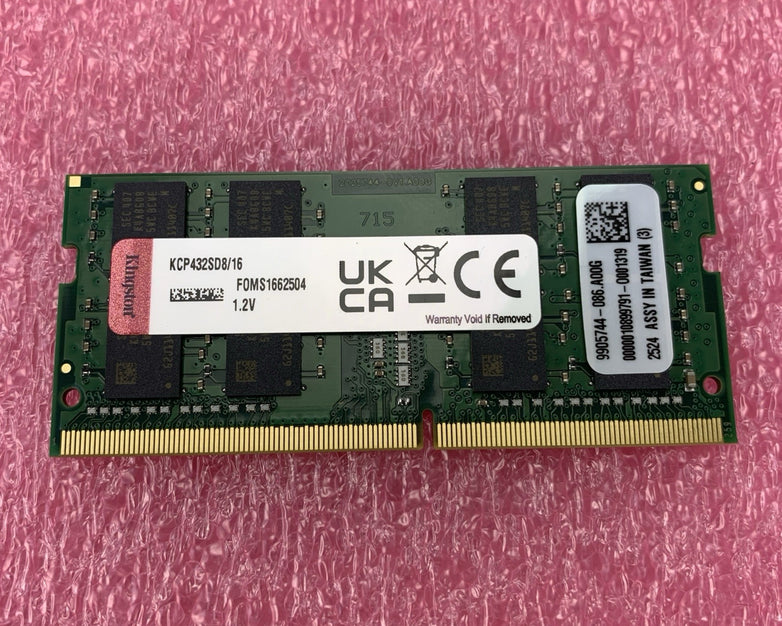 Kingston 16GB DDR4 PC4-25600 Notebook RAM 432SD8/16