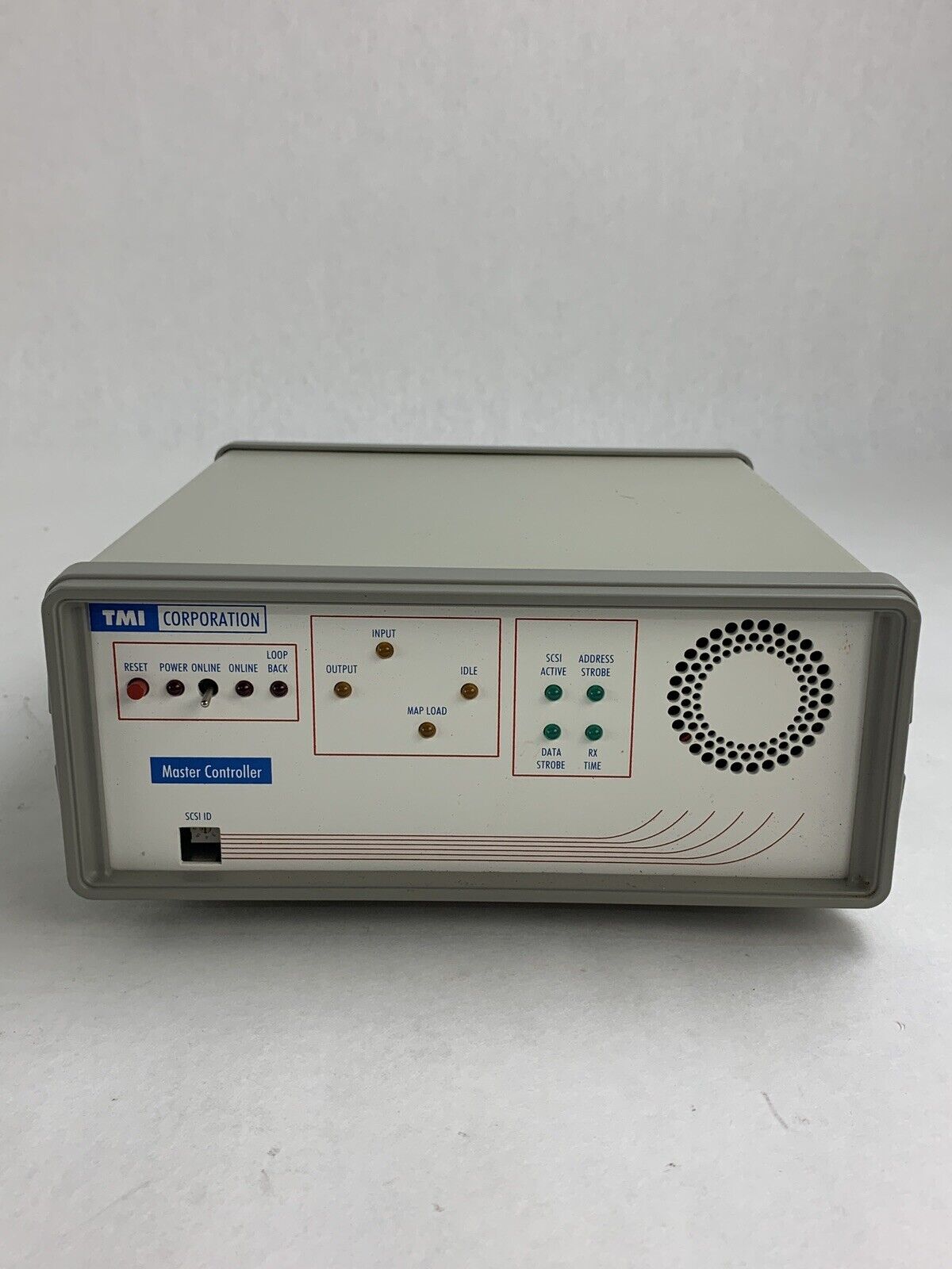 TMI Corporation Master Controller SCSI Comm 265V Power Tested