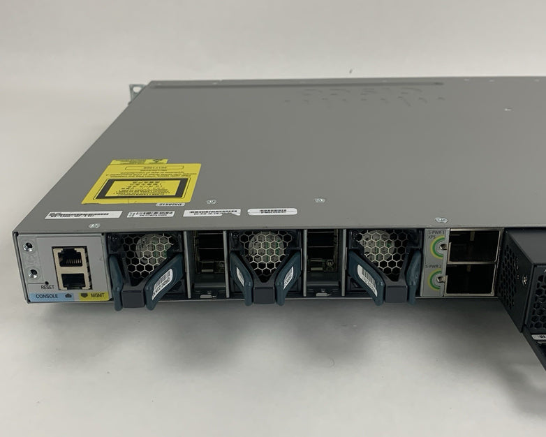 Cisco Catalyst WS-C3850-48U-S V07 48 Port Switch Tested w/C3850-NM-2-10G 2x PSUs