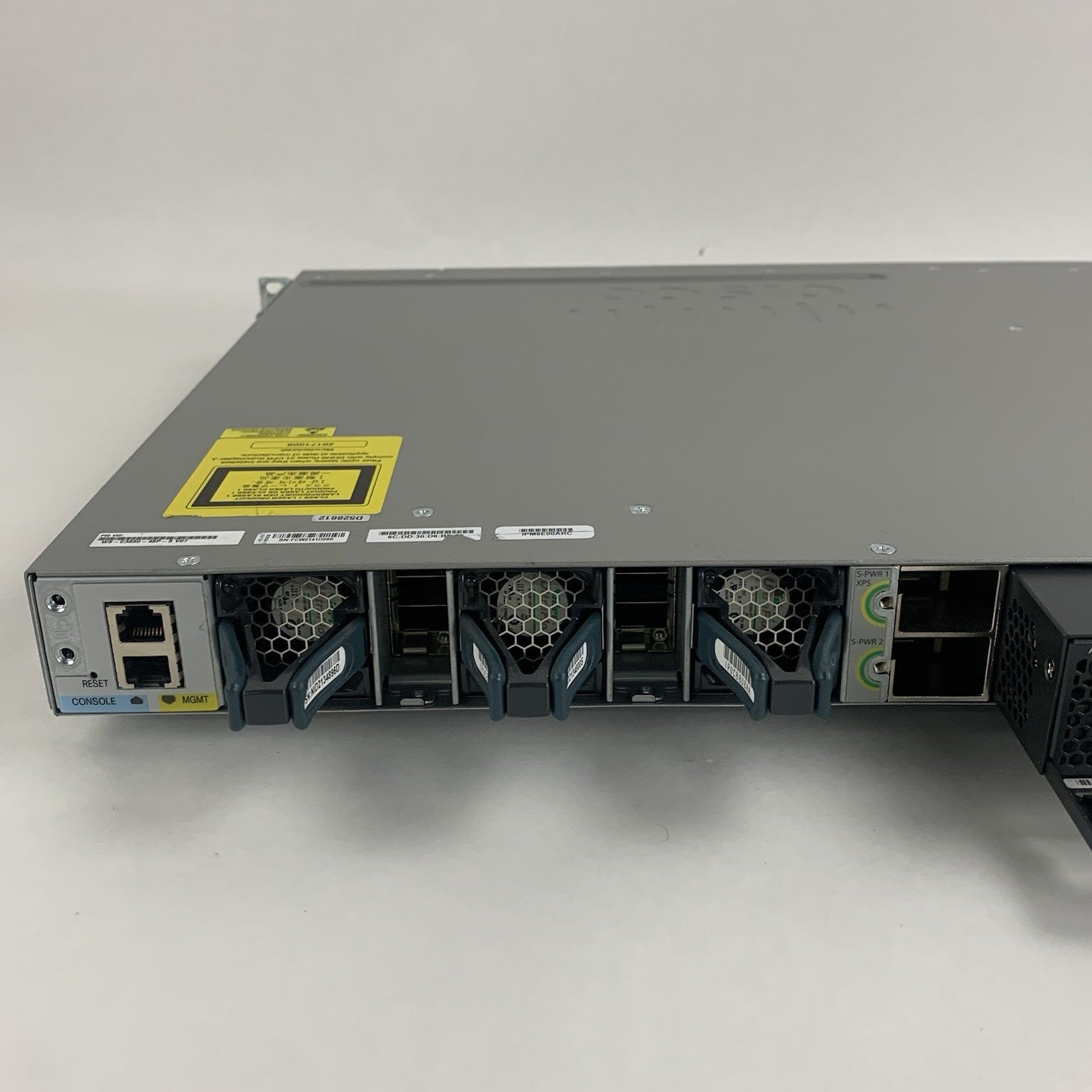 Cisco Catalyst WS-C3850-48U-S V07 48 Port Switch Tested w/C3850-NM-2-10G 2x PSUs7
