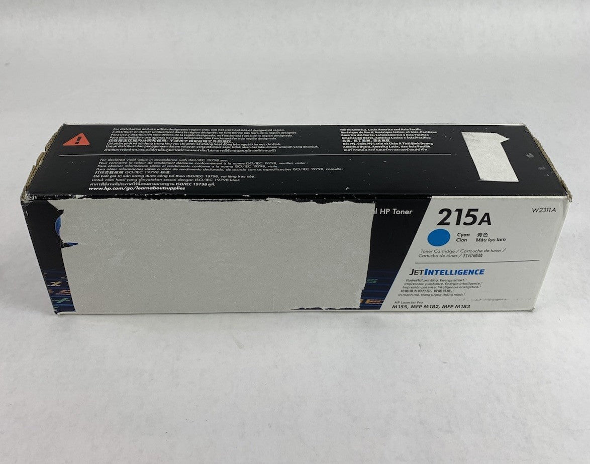 HP LaserJet 215A W2311A Cyan Toner Cartridge Exp: Nov 20221