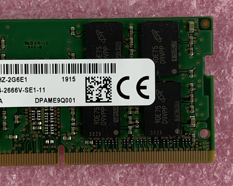 Micron MTA16ATF2G64HZ-2G6E1 16 GB DDR4-2666 SODIMM Laptop Memory Ram
