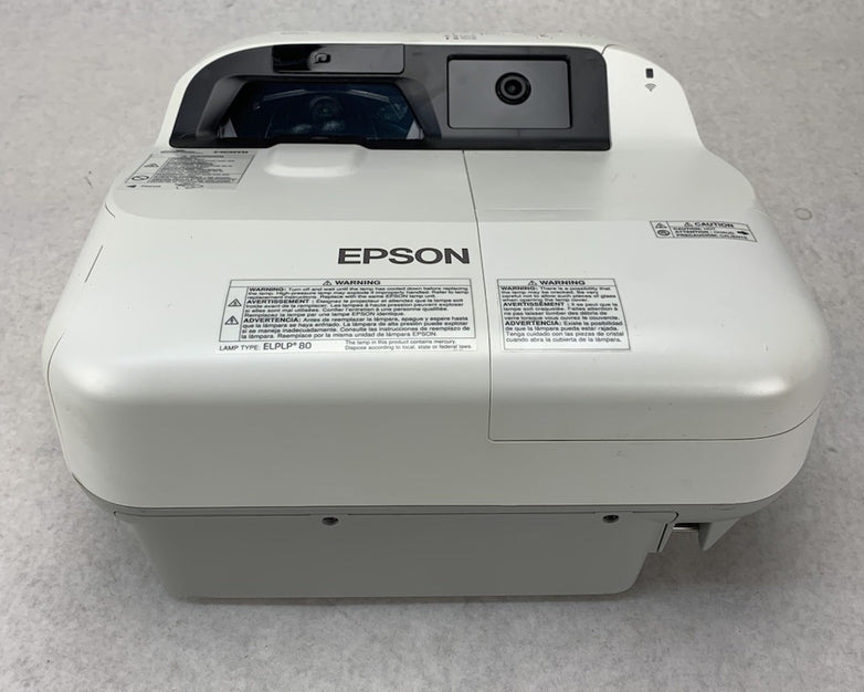 Epson H599A BrightLink 595Wi LCD Lamp Projector 814 Lamp Hours No Remote