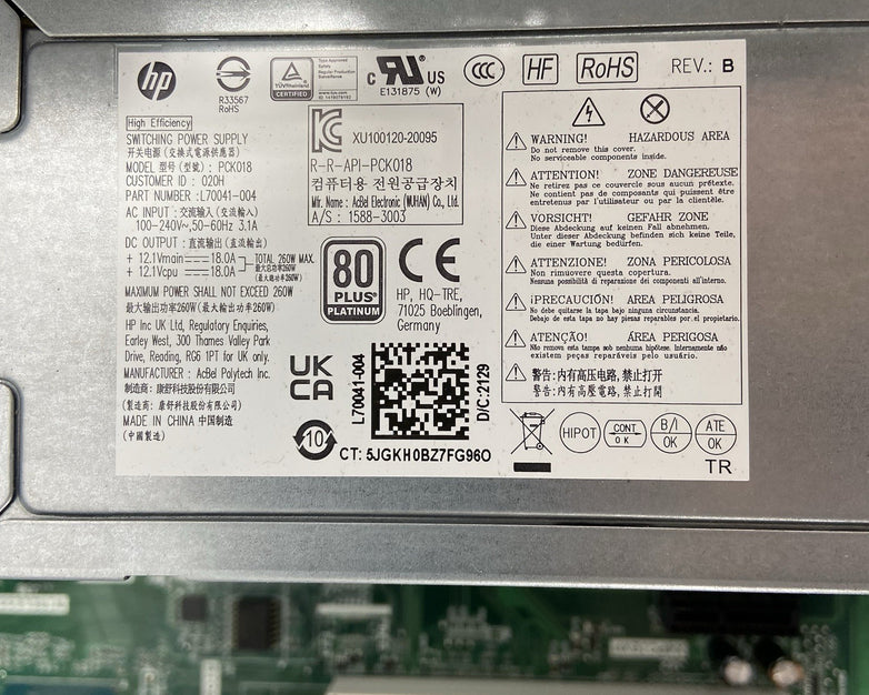 HP ProDesk 600 G6 MT Intel Core i3-10100 3.6GHz 16GB RAM No HDD No OS